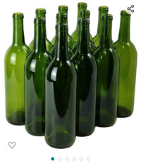 WINE BOTTLES ..GREEN....................WANTED