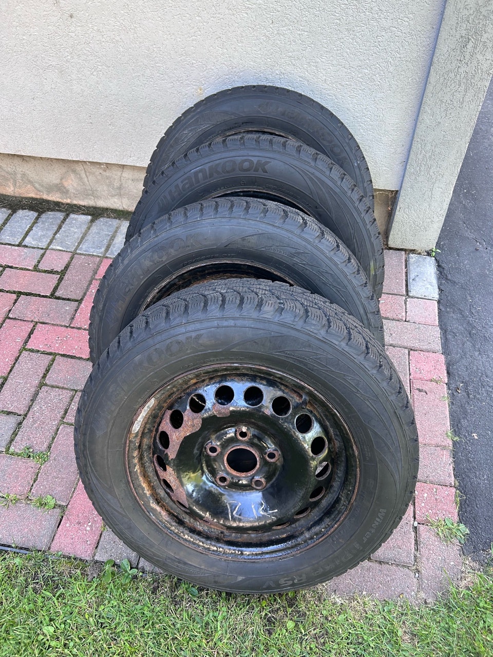 Hankook 195/65R15 Winter Tires on Rims with 7/32 tread | Tires & Rims ...