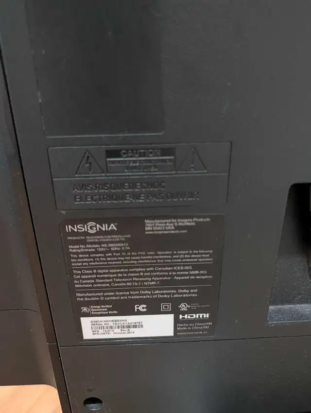 Insignia 39" Tv in TVs in Mississauga / Peel Region - Image 5