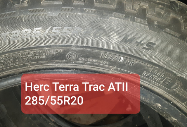 Hercules terra trac atll - LT285/55R20 in Tires & Rims in Peterborough