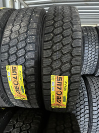 New 11R24.5 Aeolus Winter Drive Semi Truck Tires