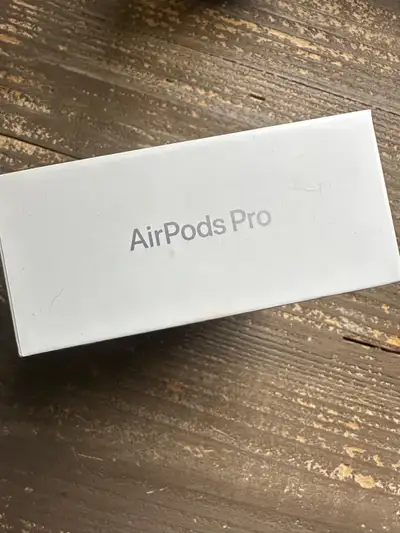 Airpod pros . Never used . Brand new in box. Asking $150
