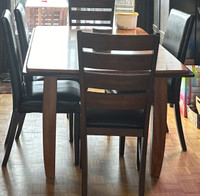 Table with no chairs