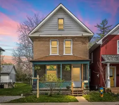 This charming two-story house is available for rent now, featuring a cozy front porch and a spacious...