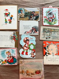 Collection of Christmas Greetings throughout the 1900’s