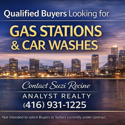 Thinking of Selling Your Gas Station or Car Wash? We are currently working with qualified buyers and...