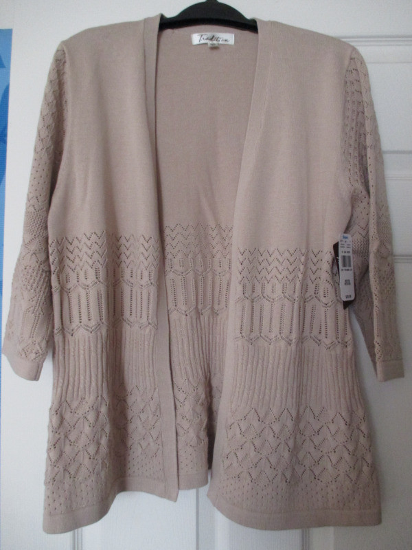 Ladies Open Front Cardigan (brand new with tags) in Women's - Tops & Outerwear in Brockville