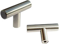 Set of 10 -Drawer Pulls, Drawer Handles, Brushed,Nickel,Stainles