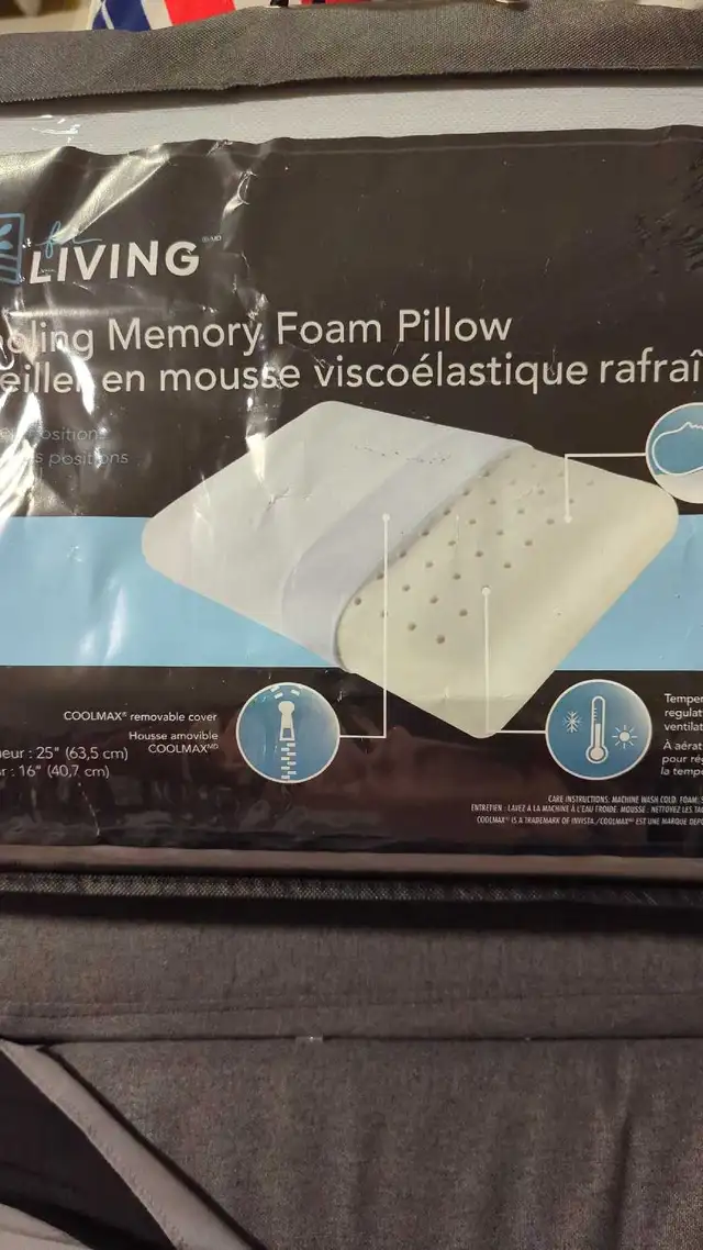 New : Cooling Memory foam pillow in Bedding in Peterborough - Image 2