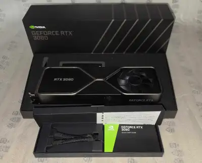 3080 FOUNDERS EDITION 10G GDDR6X GRAPHICS CARD ------------------------------------------ Taking tra...