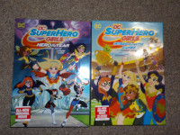 DC Superhero Girls 2 movies on dvd, excellent condition!