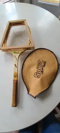 Vintage Wooden Bancroft Bjorn Borg Tennis Racket Racquet