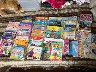 ASSORTED KIDS’ BOOKS, CHAPTER BOOKS, PUZZLES, View more