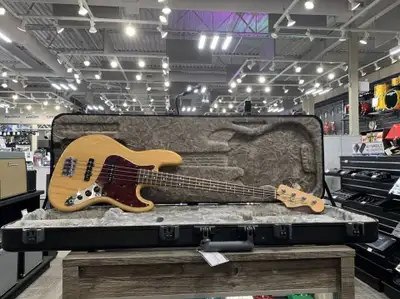 Fender MIM Jazz Bass – Ash Body + Fender Hard Case, View more
