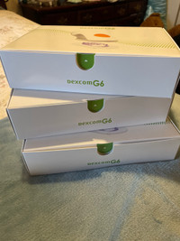 3 boxes Dexcom G6 sensors CGM blood glucose monitor 