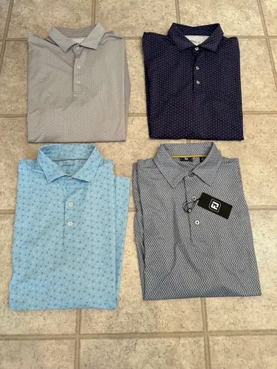 Men’s Large Golf shirts - Footjoy, Johnnie O, View more