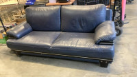 SOFA - FULL SIZE - BLUE - LEATHER