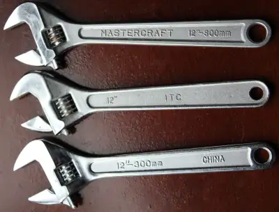 12" Adjustable Wrench, View more