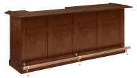 8 Foot Home Bar - Solid Wood - Pick Up Special $600 off!