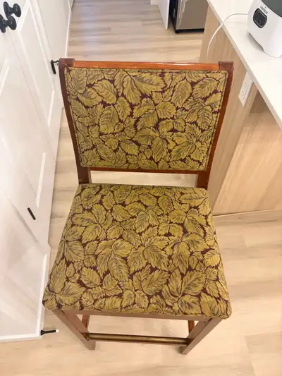 Set of 3 Vintage Counter Height Bar Stools, View more