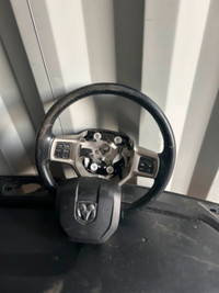2014 Ram  Laramie steering wheel and air bag