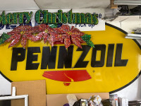 PENZOIL GAS STATION SIGN 