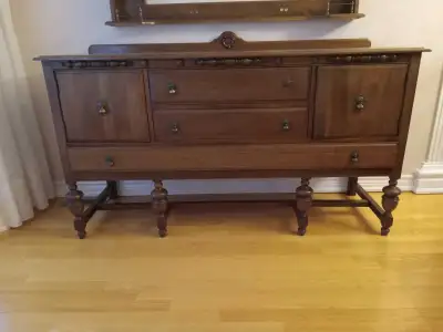 Antique Buffet Sideboard, View more