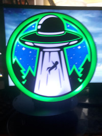 Alien Abductions LED lightbox