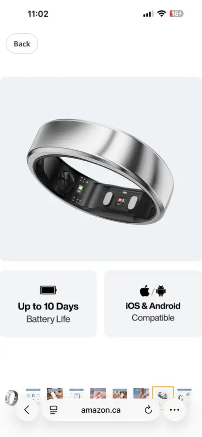 Ai smart ring size Ringconn gen 2 air, View more
