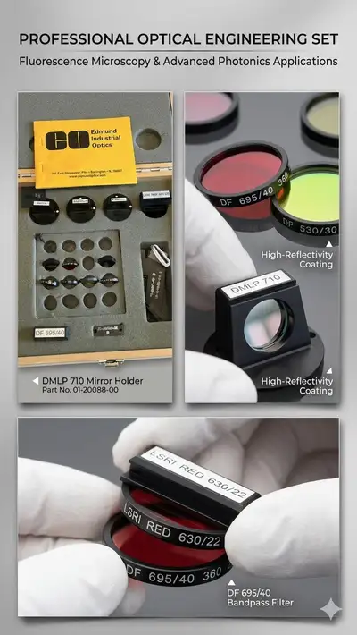  Filter & Dichroic Mirror Set- For Custom Imaging & Lens Setups, View more