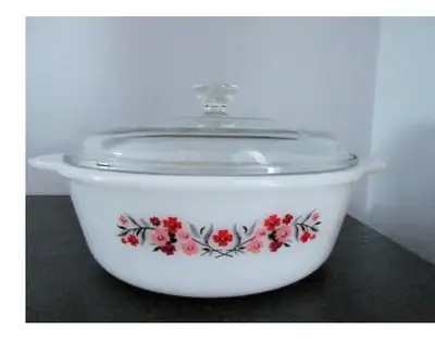 FIRE KING …1.5 QT … PRIMROSE CASSEROLE with LID, View more