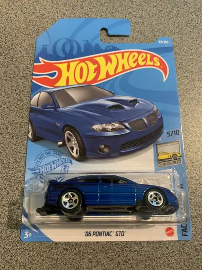 Hot wheels blue 2006 Pontiac GTO GM, View more