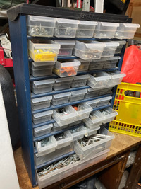 Parts Organizer storage cabinet. 