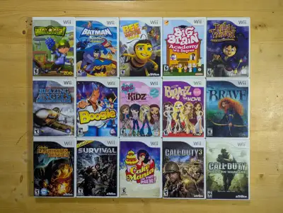 Nintendo Wii Jeux Vidéo Prix Dans La Description, View more