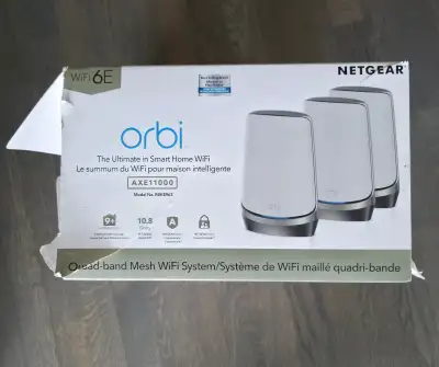 Orbi AXE11000 (RBKE963) Smart Home WiFi 6E, View more