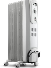 Oil-Filled Radiator Space Heater, Full Room Quiet 1500W