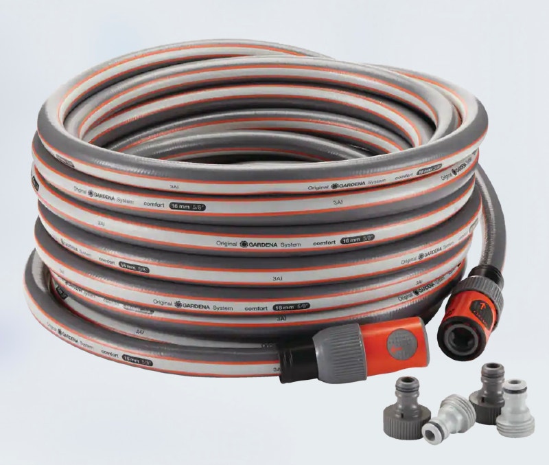 Gardena Comfort Flex 5Ply Hose, 5/8in x 50ft Outdoor Tools