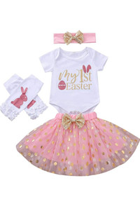 "My 1st Easter" outfit (3-6mth size, mint)