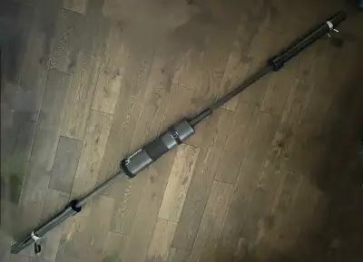 Selling a 110lbs Olympic Weight Set from Costco, barely used (only 4-5 times), in like new condition...