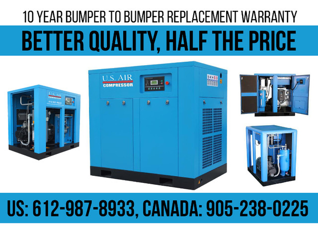 5 10 15 25 50 75 100 150 200 hp VSD/VFD US Air Screw Compressor in Other Business & Industrial in Mississauga / Peel Region - Image 2