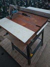 Craftsman table saw with stand