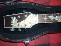 GUITAR WITH AMAZING INLAY WORK