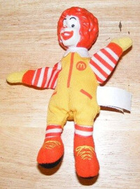 Ronald McDonald Clown Beanie Doll