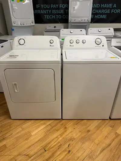  Amana top load and dryer set, View more