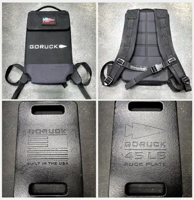 Rogue Fitness Go Ruck Plate Carrier 3.0 w/ 45lb Plate, View more