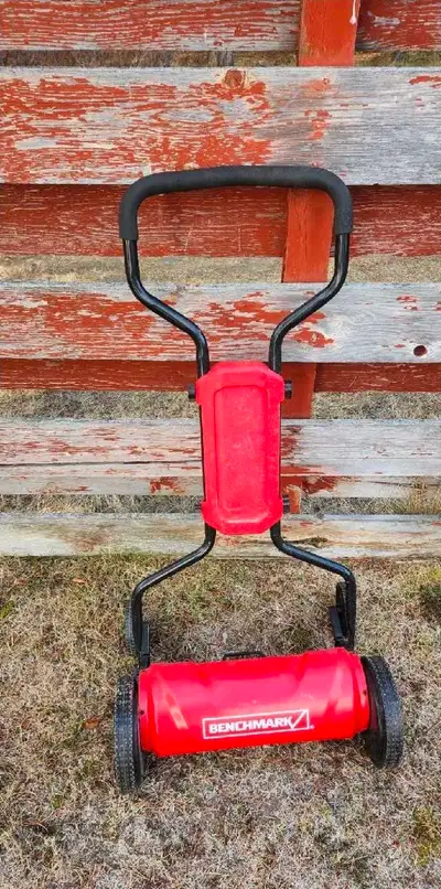 18" Hand Push Lawnmower., View more