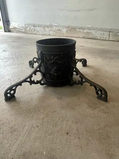 Cast iron real Christmas tree stand, View more