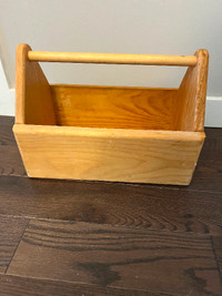 Wooden box, toolbox/craft box