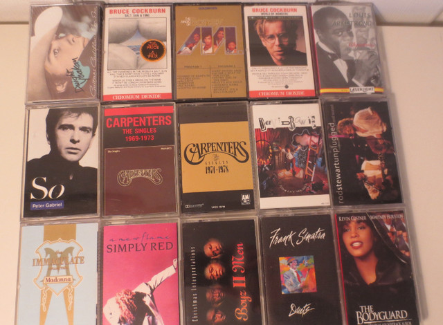 Popular Music Pop, Rock, Blues Folk - Cassette Tapes in Other in City of Halifax - Image 2