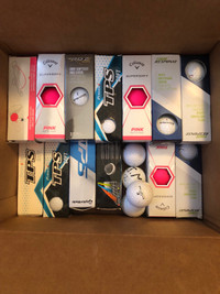 Assorted golf balls brand new in package 